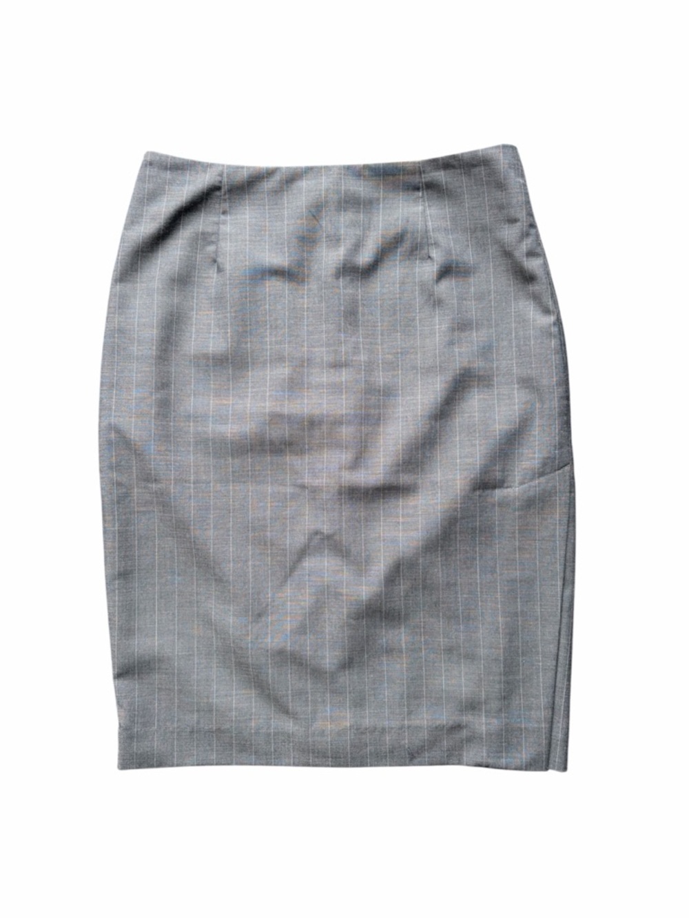 Pinstripe Pencil Skirt